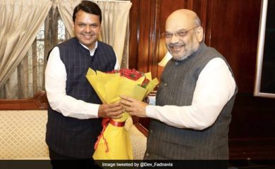 दिल्लीत उपमुख्यमंत्री देवेंद्र फडणवीस यांनी घेतली गृहमंत्री अमित शहांची भेट