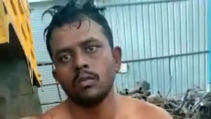 रेती माफियांचा कारनामा; कथित आरटीआय कार्यकर्त्याला विवस्त्र करून मारहाण; घटनेचा व्हिडिओ व्हायरल