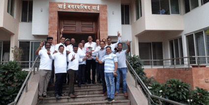 वाईत भाजपला धक्का; नगराध्यपदी अनिल सावंत, राष्ट्रवादीच्या गोटात जल्लाेष