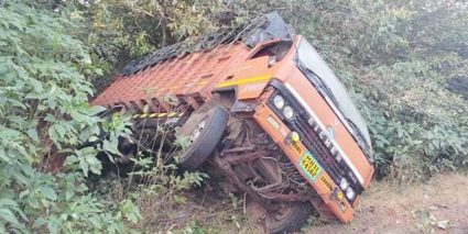 तमाशा कलावंतांच्या गाडीला अपघात; कासच्या जंगलातील घटनेत ५ जखमी