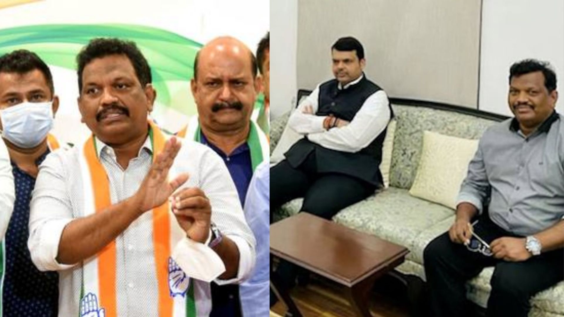 Fadnavis Went To The House Of The Same Leader In Goa The Same Leader Made His Wife Join The Congress Nrkk