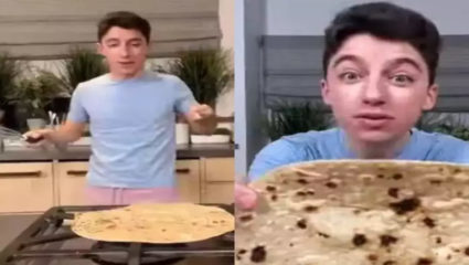 अमेरिकेच्या या शेफने केली परफेक्ट चपाती, व्हिडिओ पाहून तुम्हीही हातात घ्याल लाटणं!