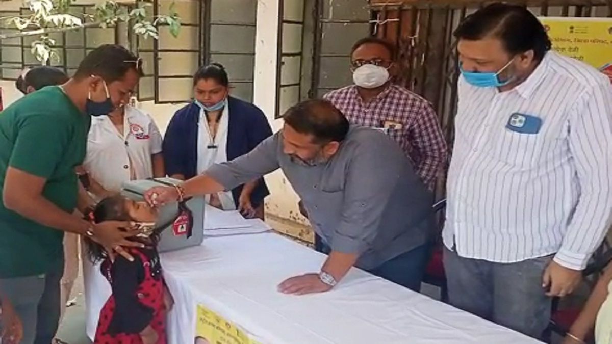 0 ते 5 वर्षे वयोगटातील सर्व बालकांना देण्यात आली पोलिओ लस