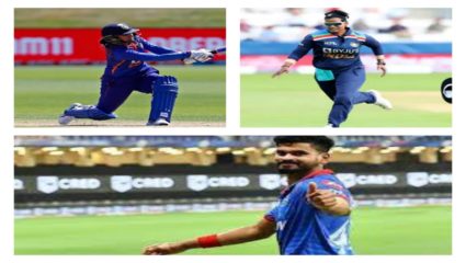 आयसीसी पुरस्कारांसाठी ३ भारतीय: श्रेयस अय्यर, मिताली राज आणि दीप्ती शर्मा यांना प्लेअर ऑफ द मंथसाठी नामांकन