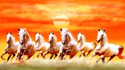 घरात ७ धावत्या घोड्यांचं चित्र का लावतात; खूपच शुभ मानलं जातं, वाचा काय सांगतं वास्तूशास्त्र