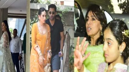 रणबीर आणि आलियाच्या मेहंदीसाठी कपूर आणि भट्ट कुटुंबियांचा उत्साह, पाहा फोटो