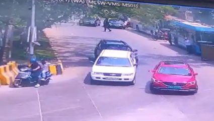 बेदरकार चालकानं चौघांना उडवलं ; दोन बँक अधिकाऱ्यांसह पादचारी जखमी, पोलिसाचा मृत्यू