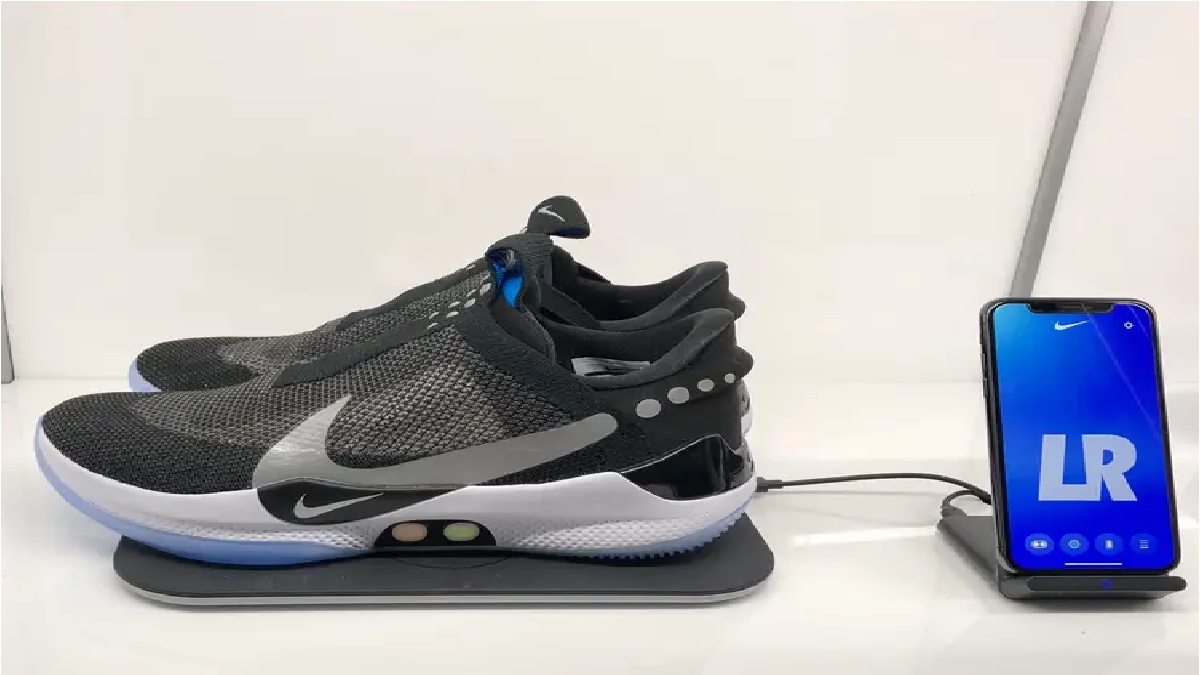 Smart Shoes For Taking Photos And Charging Mobiles Nrvk
