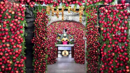 PHOTO : रामनवमी निमित्त सफरचंदानी सजला विठुरायाचा गाभारा!