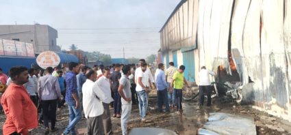 यवतमधील फर्निचर गोदामाला आग; सुमारे ८० लाखांचे नुकसान