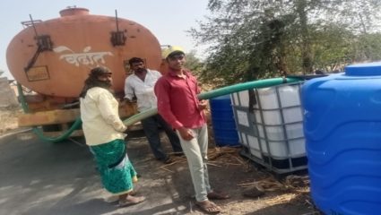 आंबेगाव तालुक्यात १६ टॅंकरद्वारे पाणीपुरवठा