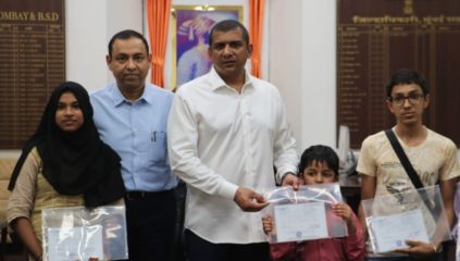 कोविड-१९ मुळे छत्र हरपलेल्या ११ बालकांना ५ लाख रुपयांच्या मुदत ठेवींचे संरक्षण