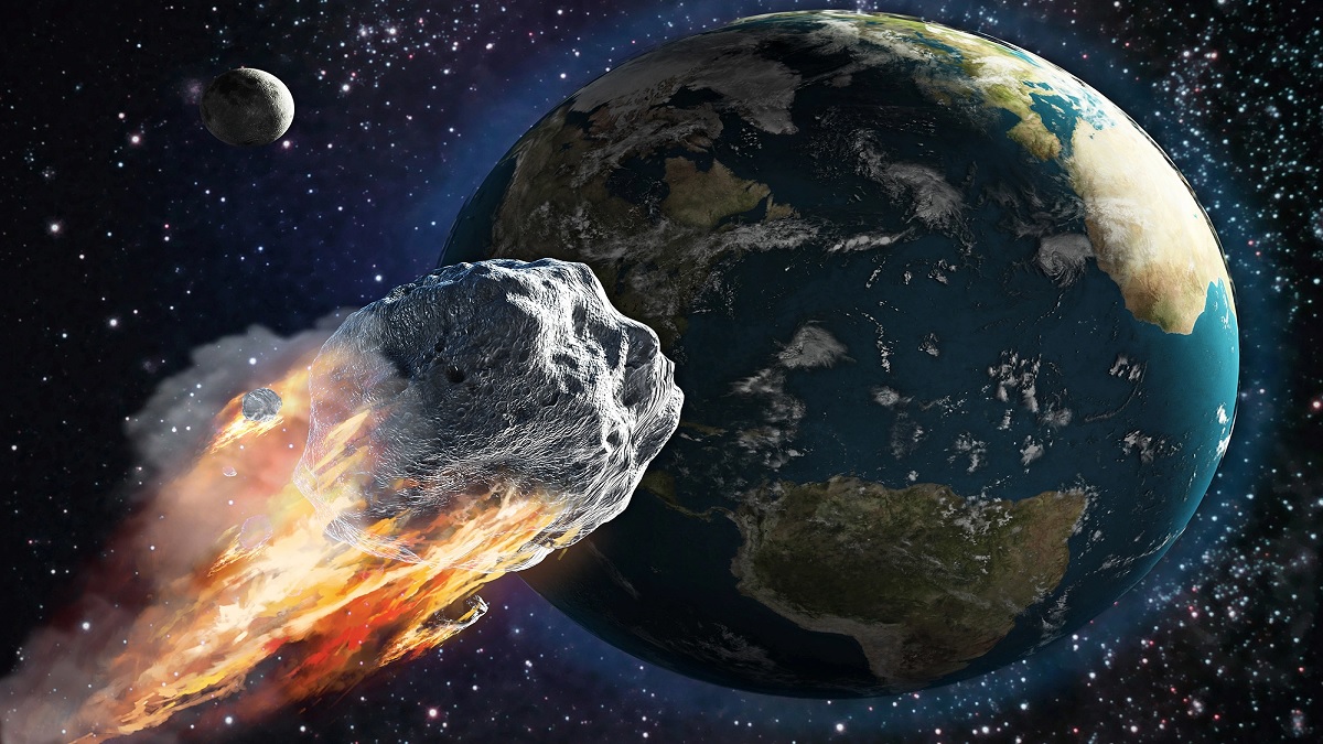 A Huge Asteroid Approaching The Earth At A Tremendous Speed Of 18000 Km Per Hour Nrvk