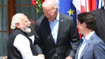पंतप्रधान मोदींचा अमेरिका, फ्रान्स, कॅनडाच्या राष्ट्राध्यक्षांसोबत संवाद