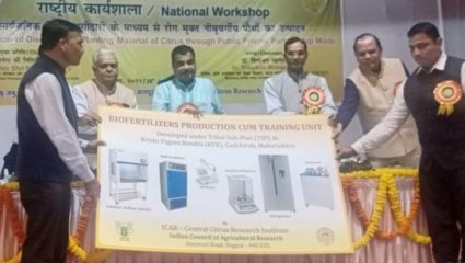 जैविक किडनाशके, खते वापरून सेंद्रीय शेतीला चालना द्या – केंद्रीय मंत्री नितीन गडकरी यांचे आवाहन