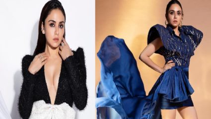 IIFA मध्ये दिसला चंद्रमुखीचा ग्लॅमरस अंदाज; अमृतावर खिळल्या चाहत्यांच्या नजरा, पाहा PHOTOS