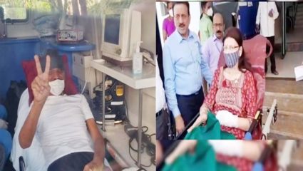 व्हिलचेअरवरुन आलेल्या भाजपाच्या आमदारांची मतपत्रिका सहकाऱ्यांनी टाकली; काँग्रेसचा आक्षेप घेतल्याने मतमोजणीत खोळंबा