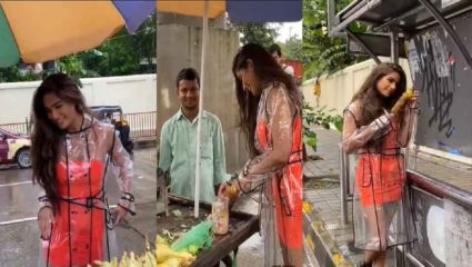 पूनम पांडे उतरली मुंबईच्या रस्त्यावर उतरली आणि केले असे काही…