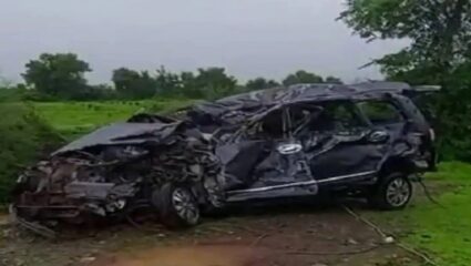 अमरावतीमध्येही भीषण अपघात; दुचाकीस्वारांसह कारमधील सहा जणांचा मृत्यू