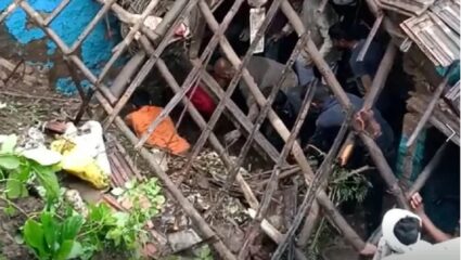 अमरावतीमध्ये पावसाचा कहर, घराची भिंत कोसळून मायलेकीचा मृत्यू तर तिघं जखमी