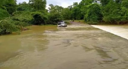 पावसामुळे भरलेल्या नाल्यात स्कॉर्पिओ गेली वाहून, 6 जण करत होते प्रवास