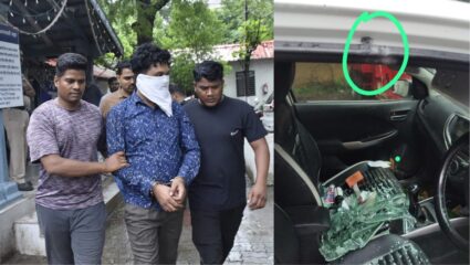 लक्ष्मी नगरात गोळीबार ! पोलिसांनी झाडल्या कुख्यात चोरावर गोळ्या, देशी कट्ट्यासह २ काडतूस जप्त