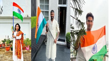 टीम इंडियातील खेळाडूंनी ही घेतला स्वातंत्र्योत्सवात सहभाग