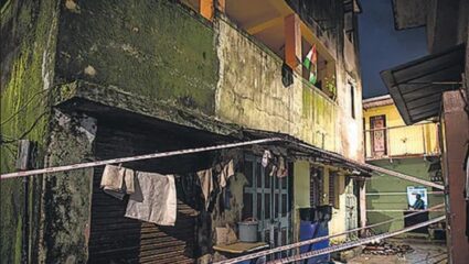 मुलुंडमध्ये धोकादायक इमारतीचा स्लॅब कोसळून दोन ज्येष्ठांचा मृत्यू