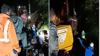पुणे-मुंबई लोहमार्गावर दरड कोसळली, मुंबईकडे जाणारी रेल्वे सेवा बंद