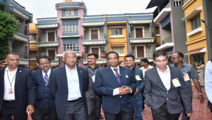 मालदीवच्या अध्यक्षांची दादासाहेब फाळके चित्रनगरीला भेट