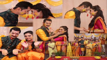 अंकुश अबोलीच्या लग्नाची लगबग, पाहा हळदी समारंभाचे फोटो