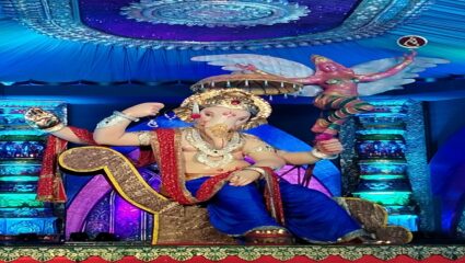 चिंचपोकळीचा चिंतामणी यावर्षी यक्षिणी देवीच्या दरबारात विराजमान; मंडळाचे १०३ व्या वर्षात पदार्पण