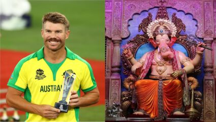 डेव्हिड वॉर्नरनं गणेश चतुर्थीनिमित्त शेअर केली खास पोस्ट