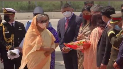 बांगलादेशच्या पंतप्रधान शेख हसीना आजपासून चार दिवसीय भारत दौऱ्यावर