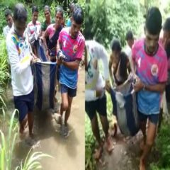 रस्त्याअभावी झोळीतून नेताना गर्भवती महिलेचे बाळ दगावले; मुख्यमंत्र्यांच्या जिल्ह्यातील घटना