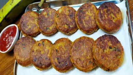 कच्च्या केळीची टिक्की झटपट आणि अगदी सोप्या टिप्स वापरून