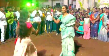 खासदार सुप्रिया सुळेंनी माहेरी घेतला दांडिया नृत्याचा आनंद