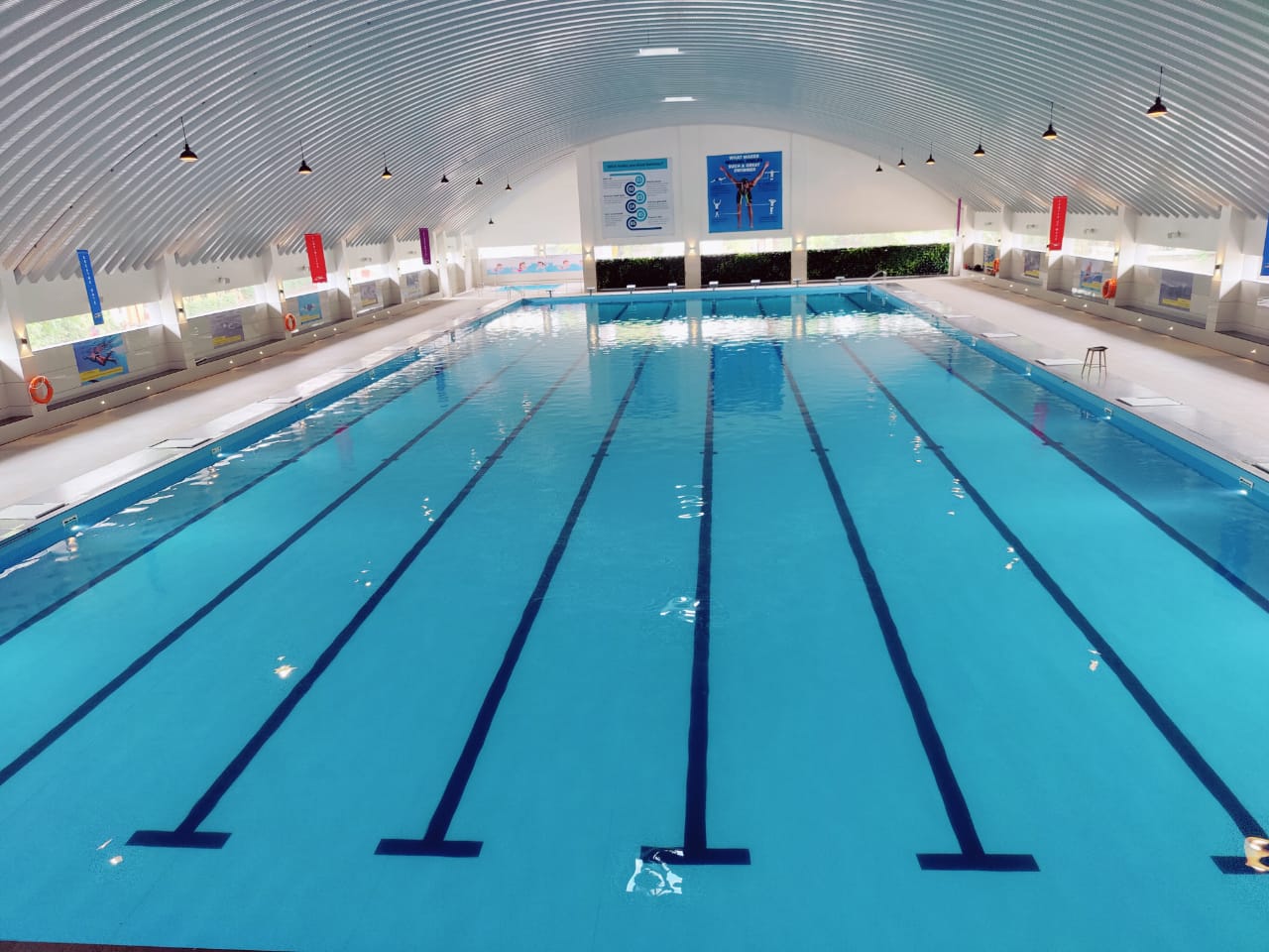 Md Roor Chkar Pool शारदानगर येथे ऑलम्पिक दर्जाच्या जलतरण तलावाची सोय | Navarashtra