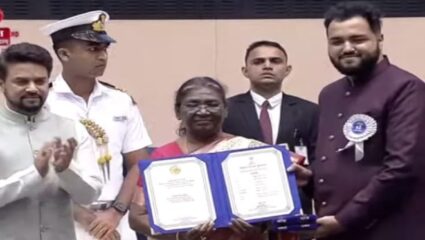 एमआयटीच्या विद्यार्थ्याला उत्कृष्ट दिग्दर्शकाचा राष्ट्रीय चित्रपट पुरस्कार प्रदान