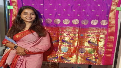 साडीप्रेमींसाठी पर्वणी – न्यू वेव्ह पैठणी फेस्टिव्हलचं सायली संजीवच्या हस्ते उद्धाटन
