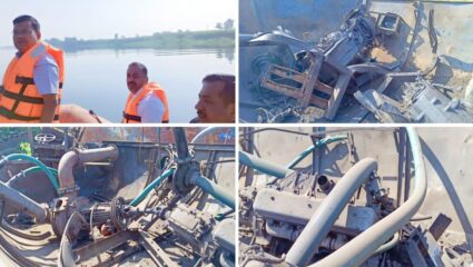 अवैध वाळू उपशावर कारवाई; २० लाखांच्या दोन बोटी उद्धवस्त