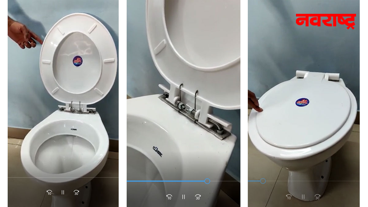Innovation Central Railway Mumbai Division Introduced Automatic Seat Covers In Western Style Toilets At Csmt Nrvb