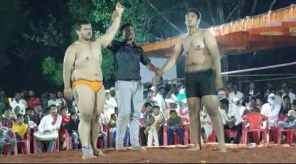 कुस्तीत निमसाखरच्या मल्लाचे यश ; लातूर जिल्हा निवड चाचणीत मिळविला विजय