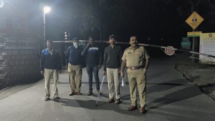 सिंहगडावरील अतिक्रमण निष्कासीत; वन अधिकाऱ्यांसह मोठा पोलीस फौजफाटा तैनात