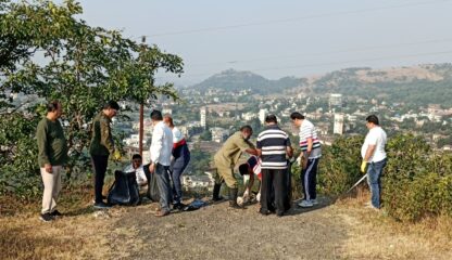 तुंगार्ली धरण परिसरात स्वच्छता मोहीम ; लोणावळा नगरपरिषदेकडून मोहिमेचा प्रारंभ