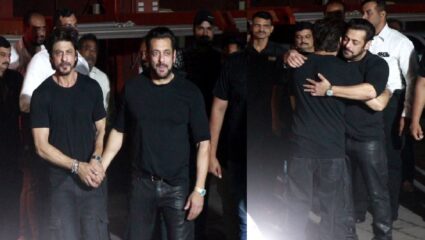 सलमान खानच्या बर्थ डे पार्टीत किंग खानची हजेरी
