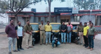 रिक्षाचोरास पकडण्यात पोलीसांना यश, तीन रिक्षा केल्या जप्त; आरोपी पोलिसांच्या ताब्यात