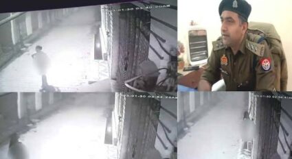 रामपूरमध्ये नग्न महिलेची दहशत! रात्री लोकांचे दार ठोठावले, CCTV  फूटेज व्हायरल