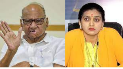 राष्ट्रवादीच्या रूपाली ठोंबरेंबाबत शरद पवार म्हणाले, ‘भांडखोर आहे फार, तिला आवरावं लागतं’