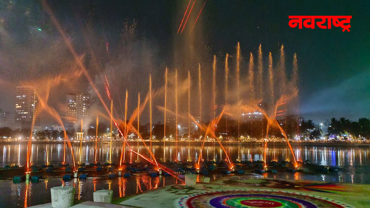 प्रबोधनकार ठाकरे सरोवरच्या नूतनीकरणाचे मुख्यमंत्र्यांच्या हस्ते लोकार्पण; राज्यातील दुसरा लेझर शो सुरू, पाहा PHOTOS